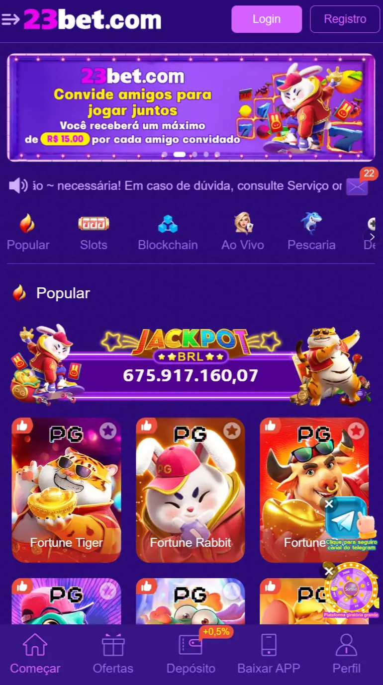 23bet Top jackpot progressivo premiado Descubra Agora